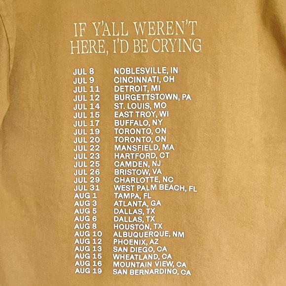 Post Malone 2023 Austin If Ya’ll Weren’t Here I’d Be Crying Tour T Shirt Adult S - Picture 8 of 9